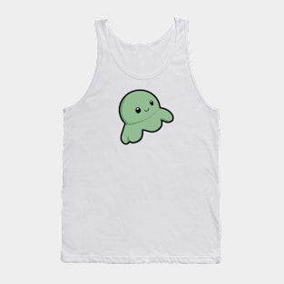 Light Green Octopus Tank Top